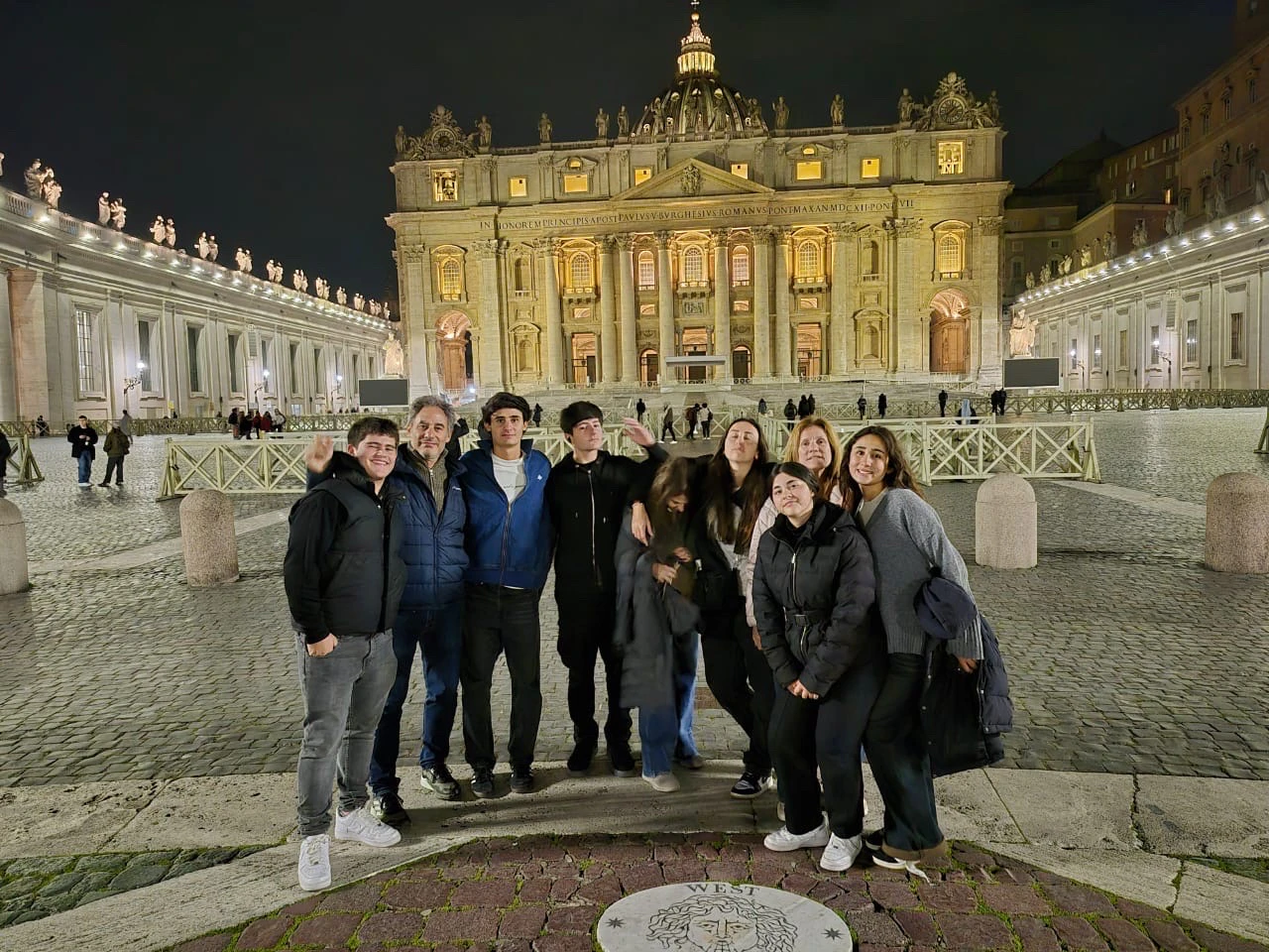 Player exploring Rome with Questo