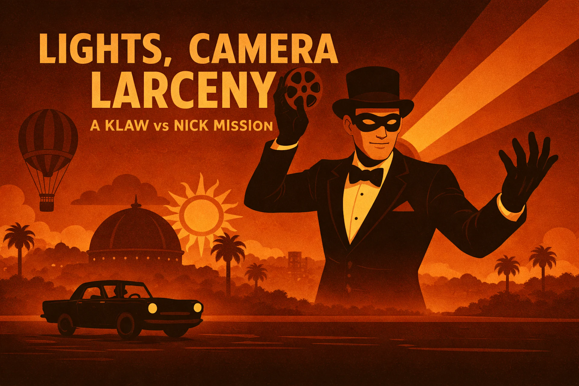 Lights, Camera, Larceny!  at Disney Springs, Orlando