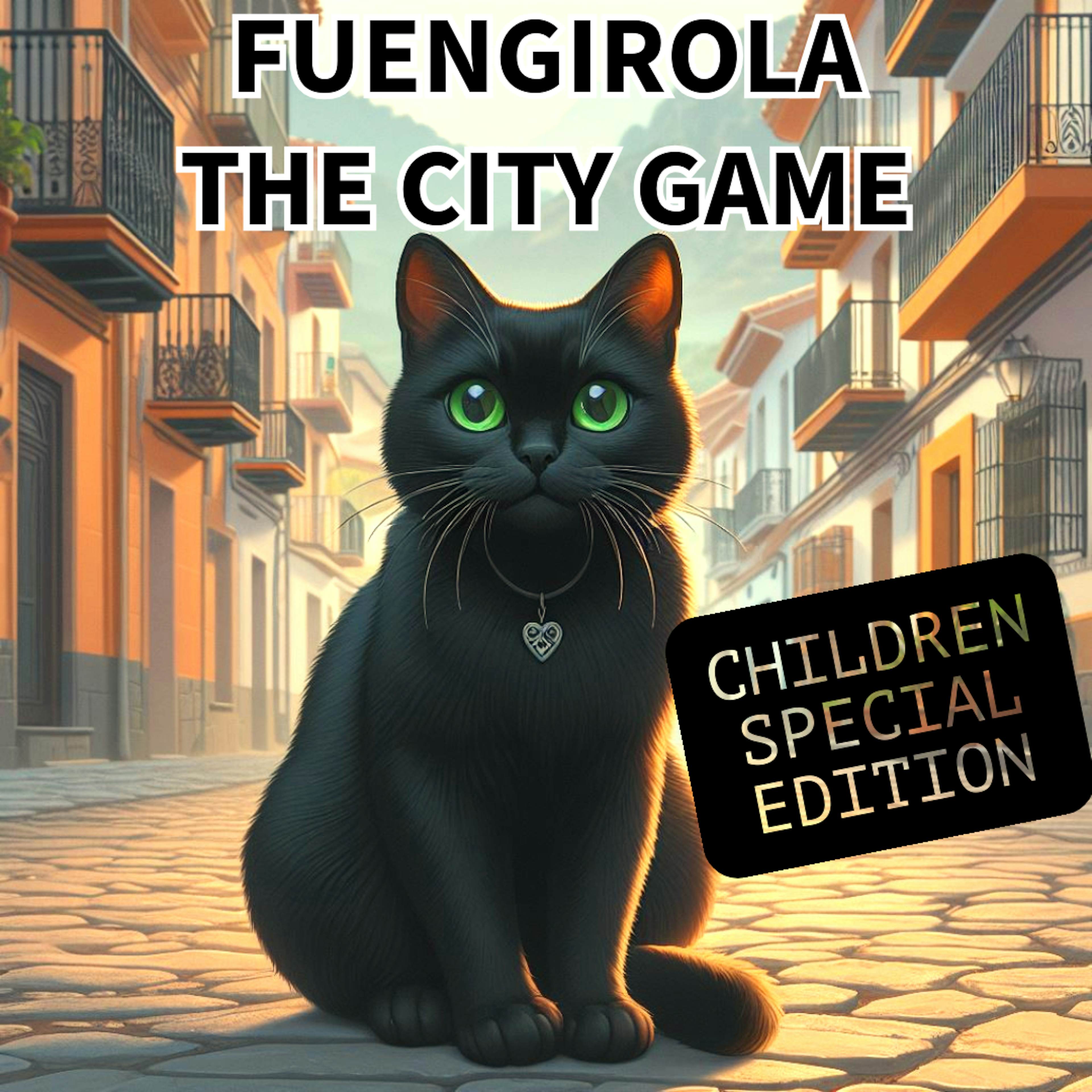 Streets of Fuengirola: Infinite, the black cat  image