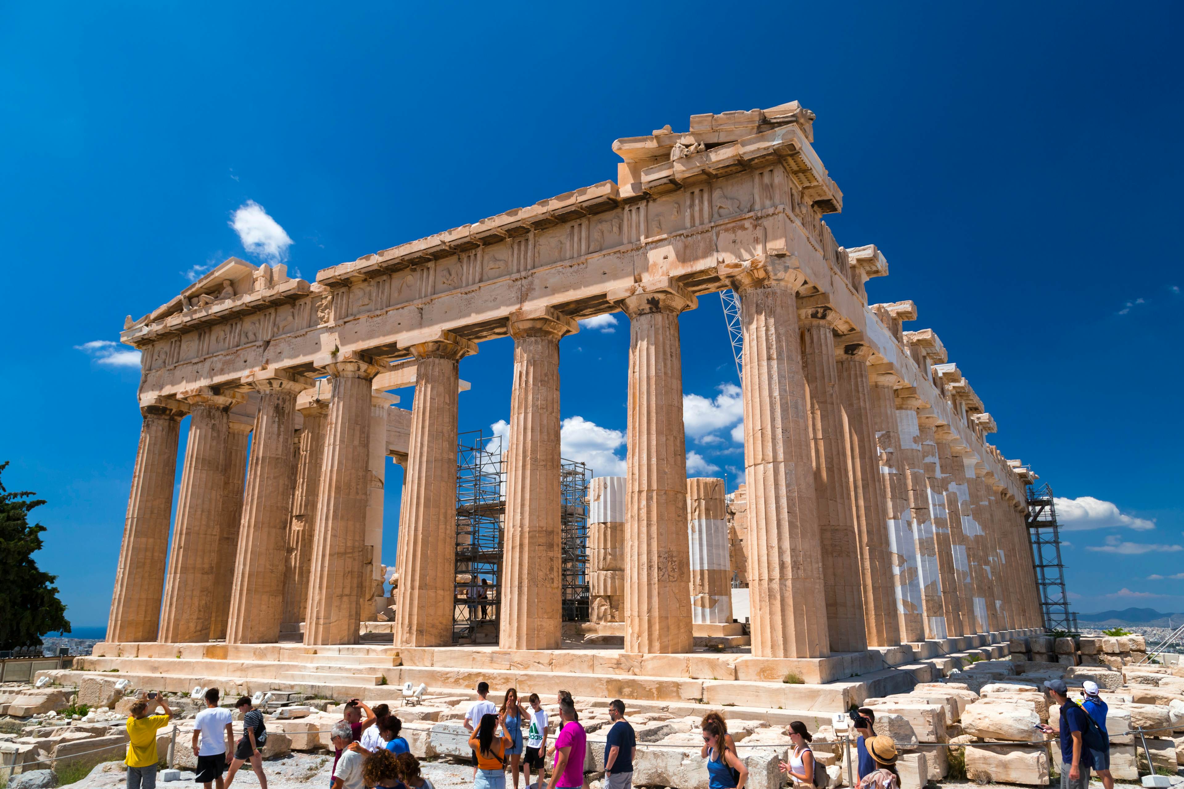 Acropolis: Following the route of Parthenon in Ancient Athens. image