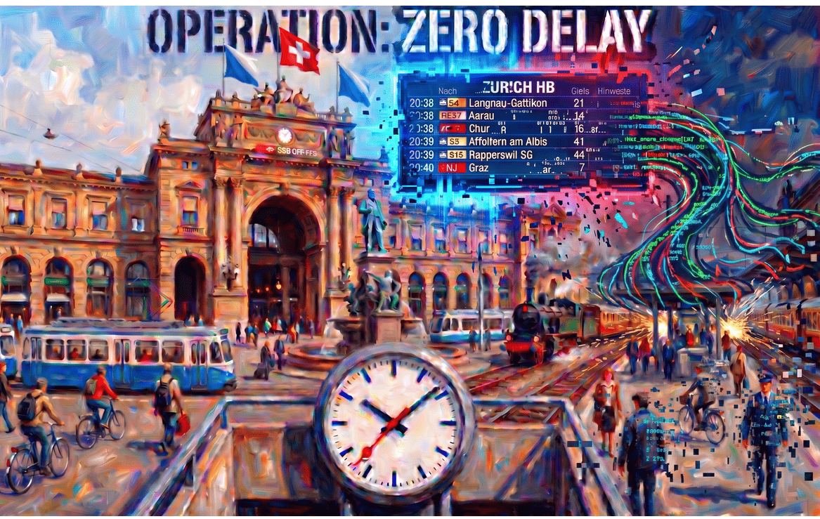 Operation Zero Delay: Escape Zurich Main Station cover