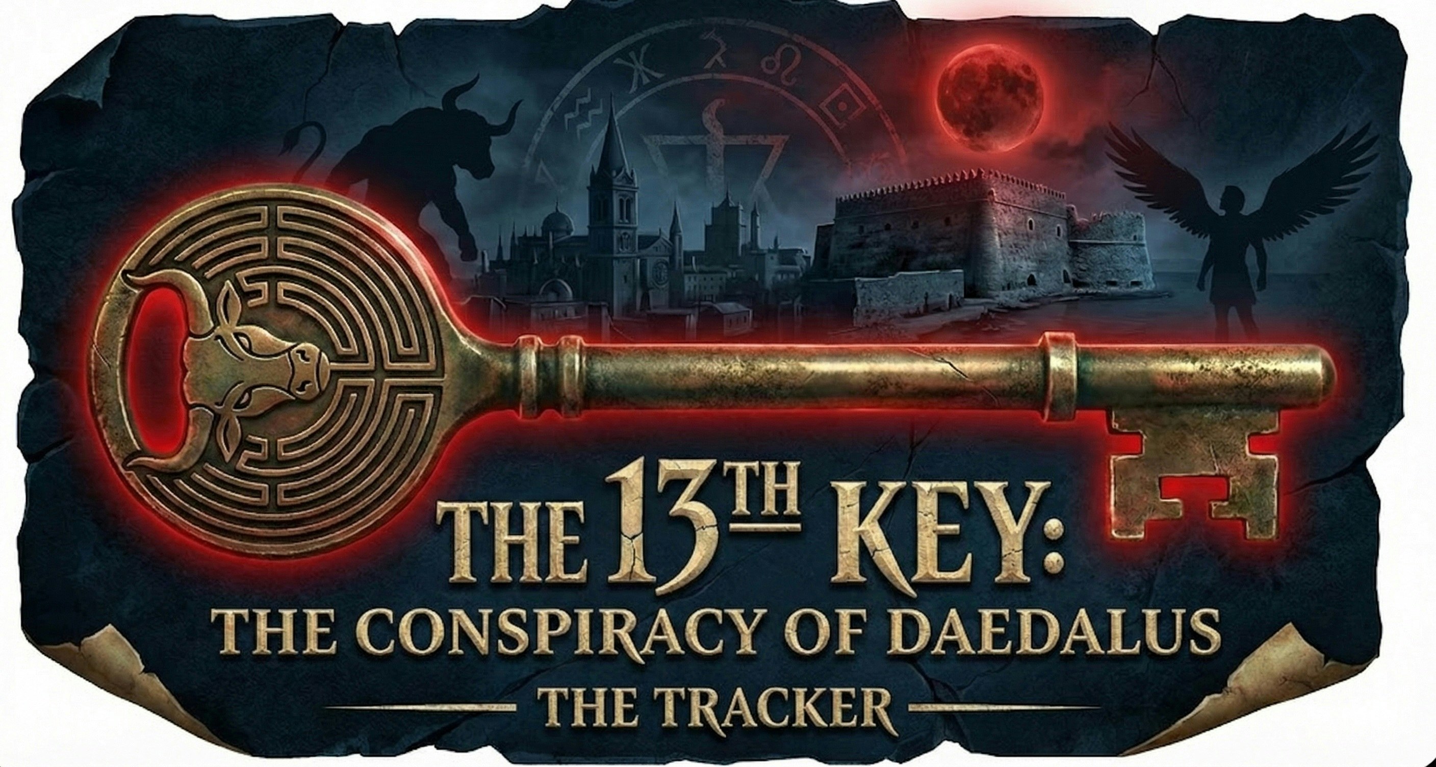 The 13th Key: The Conspiracy of Daedalus – The Tracker cover