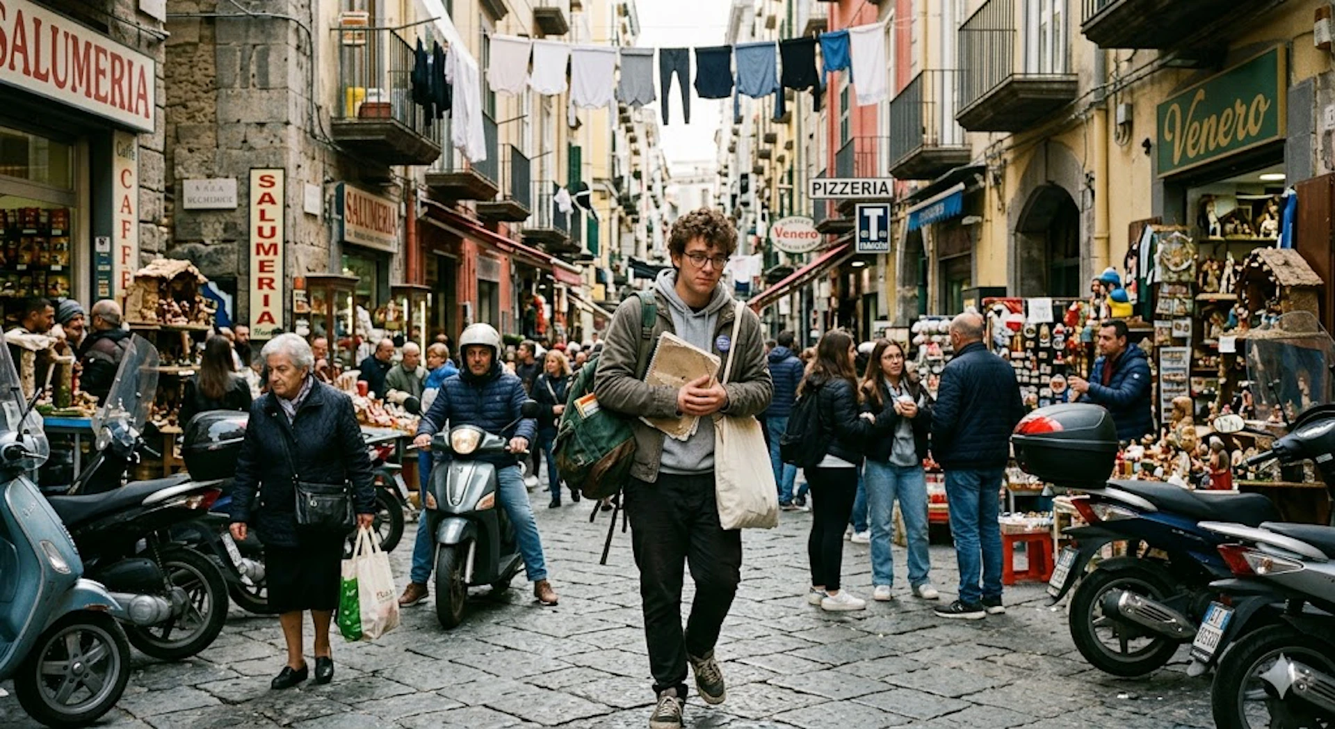 In search of "Cazzimma" through Naples