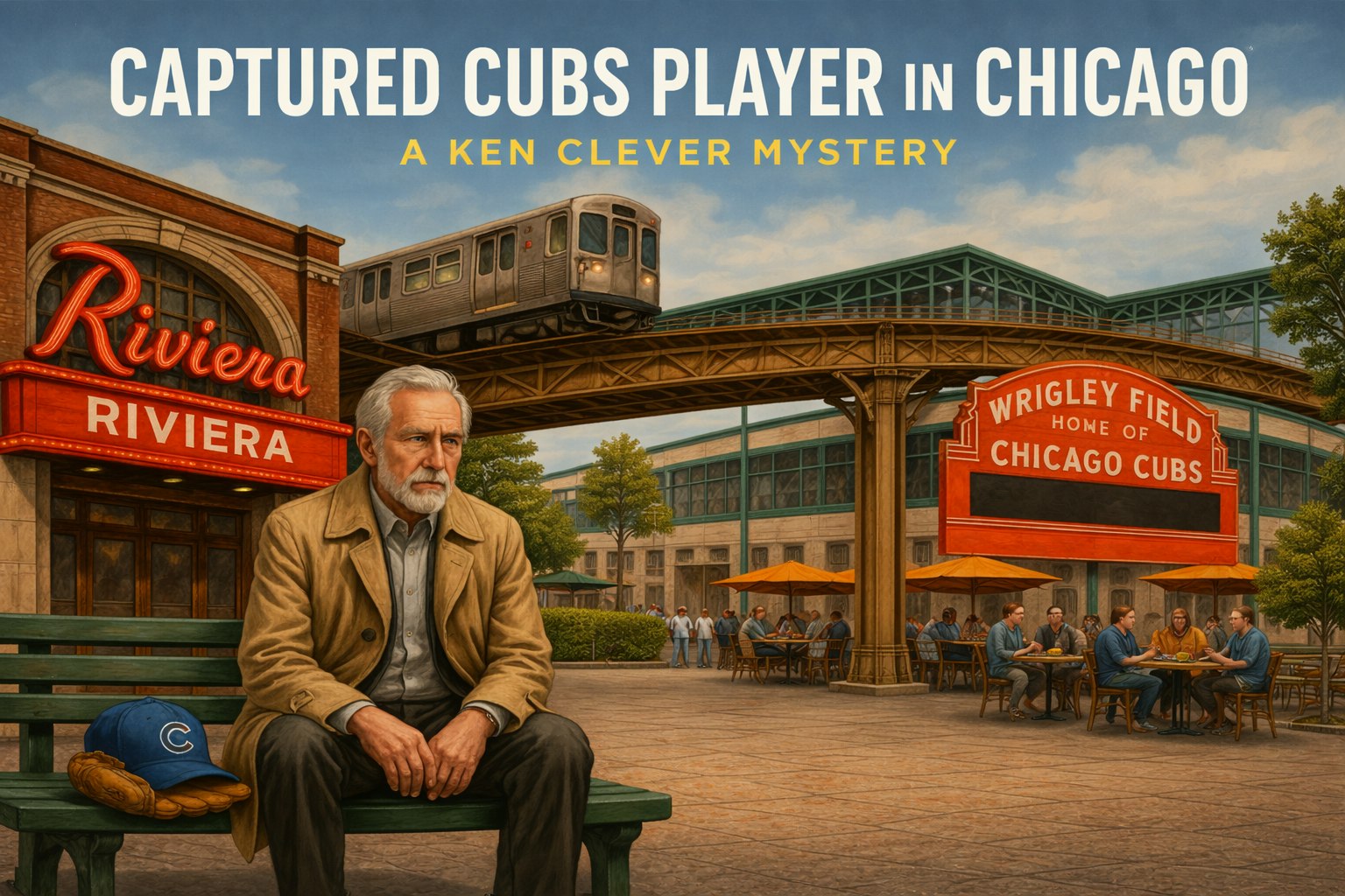 Captured Cubs Player in Chicago: a Ken Clever Mystery cover