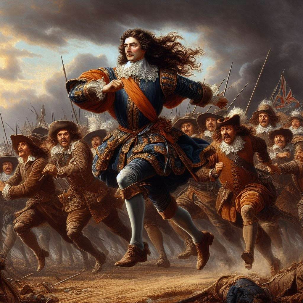 King Charles II and the Battle of Worcester image