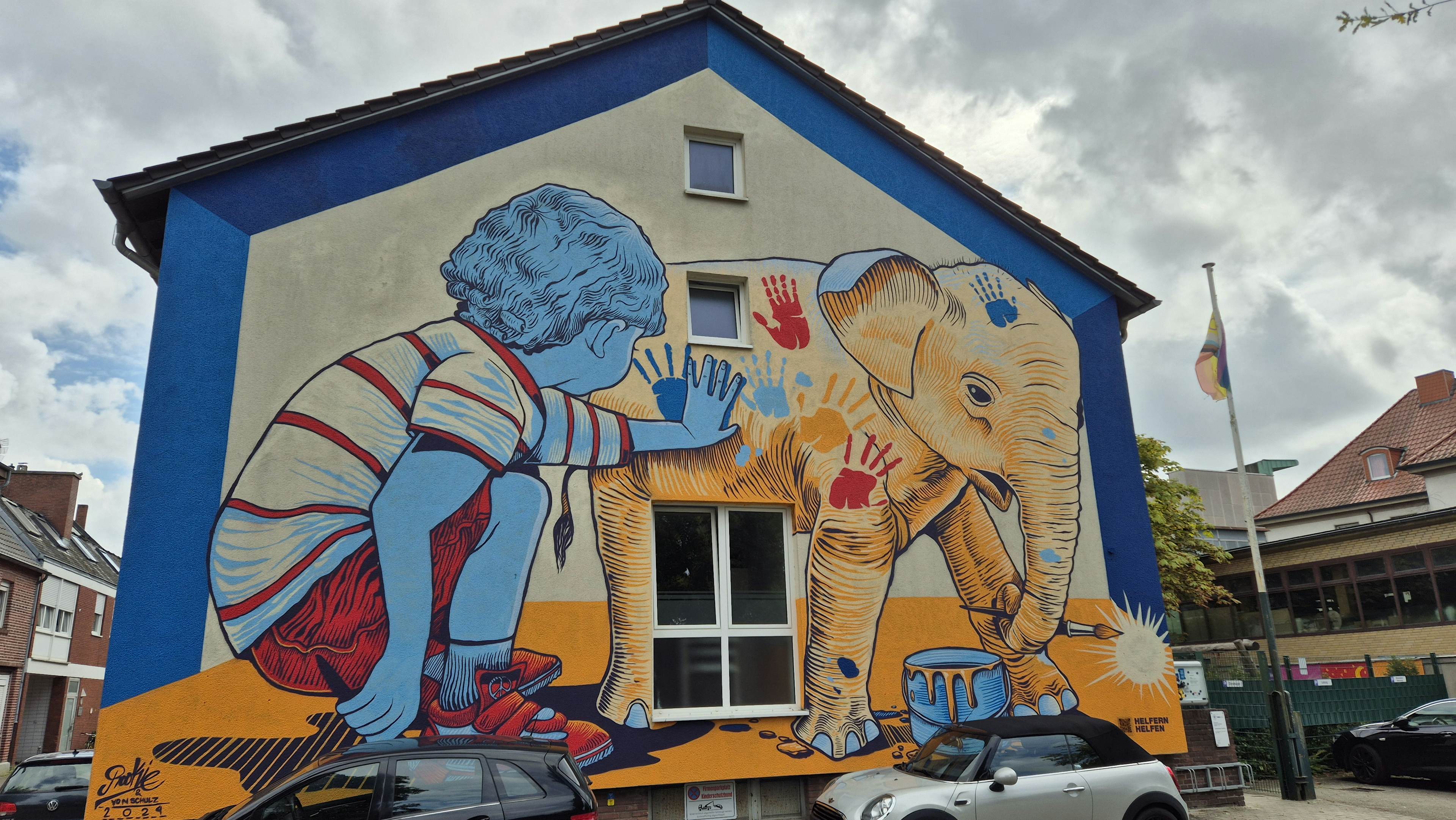Mysterious Murals : Find the hidden Elephant in Rheine image 1