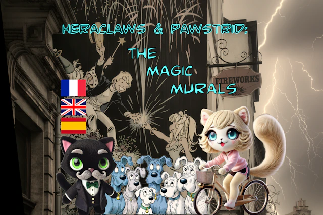 Brussels, Capital of Comics: Heraclaws and Pawstrid and the Magical Murals