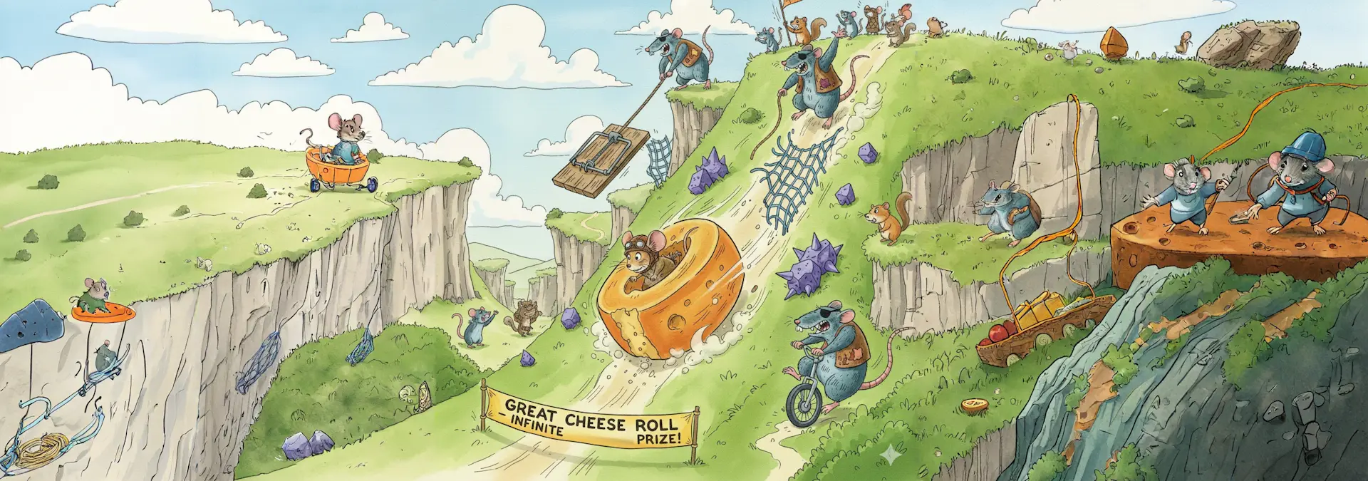 The Great Cheese Rolling Race of Gouda image 1