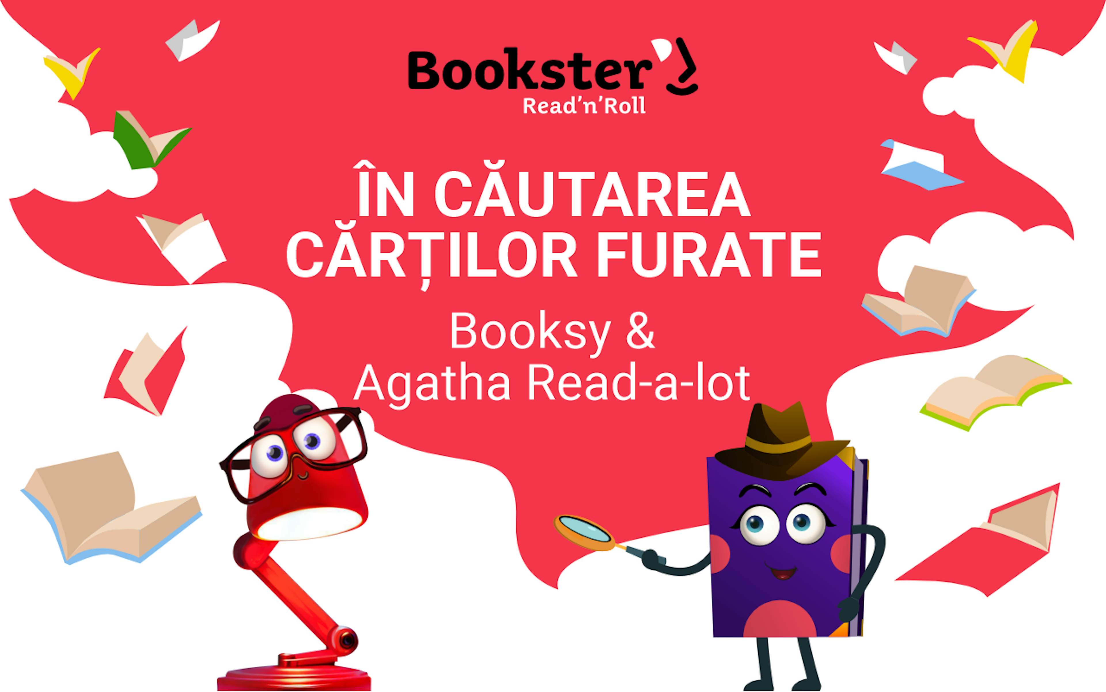 Booksy si Agatha Read-a-lot în căutarea cărților furate