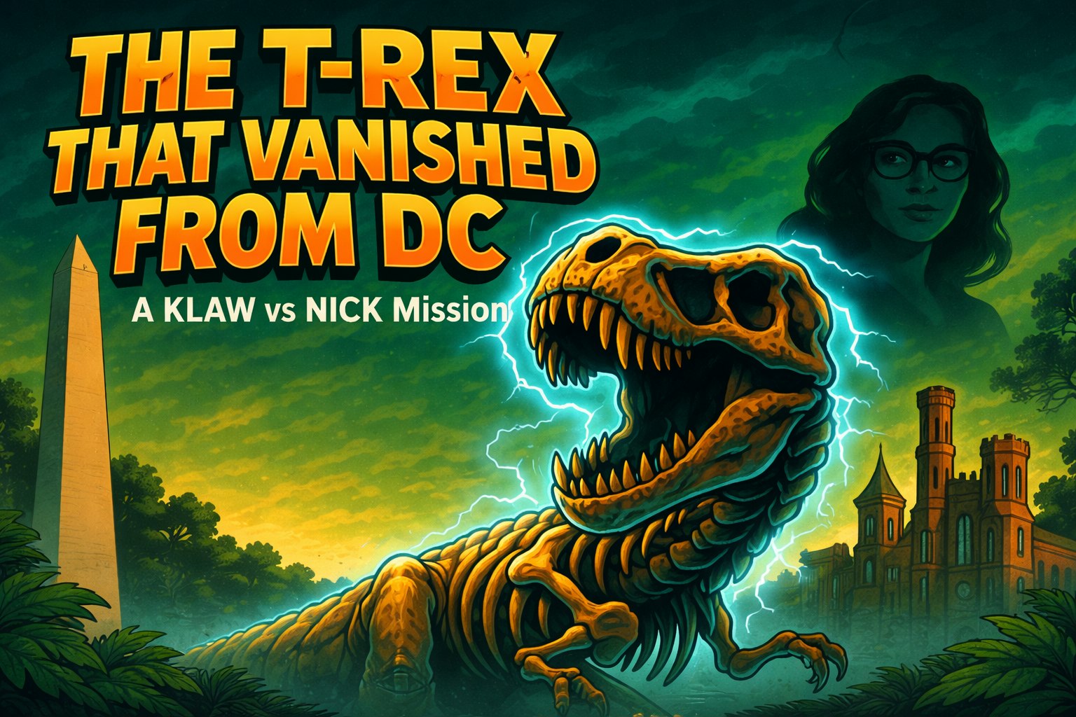 The T.Rex that Vanished from Washington: a KLAW vs NICK Mission cover