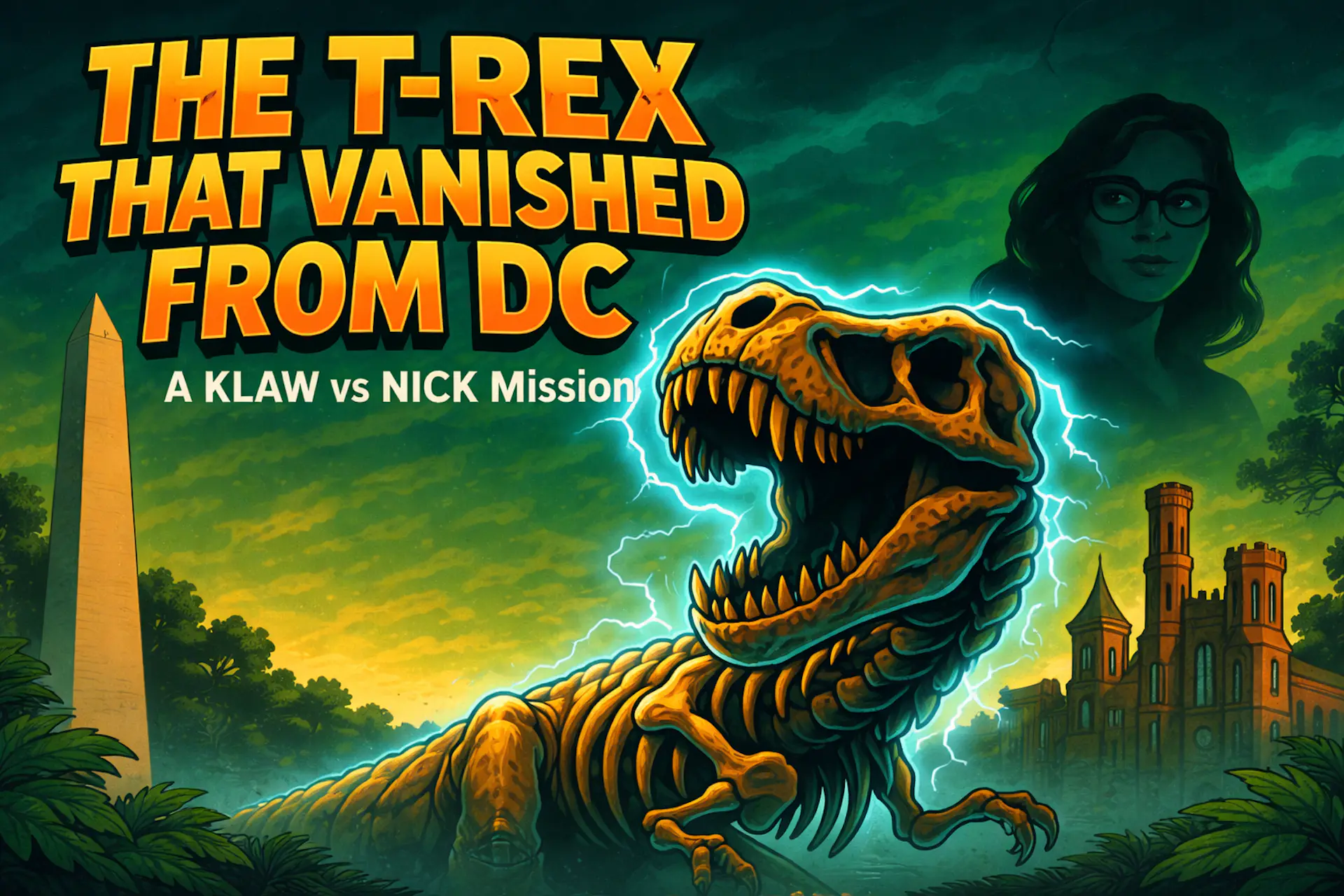 The T.Rex that Vanished from Washington: a KLAW vs NICK Mission image 1