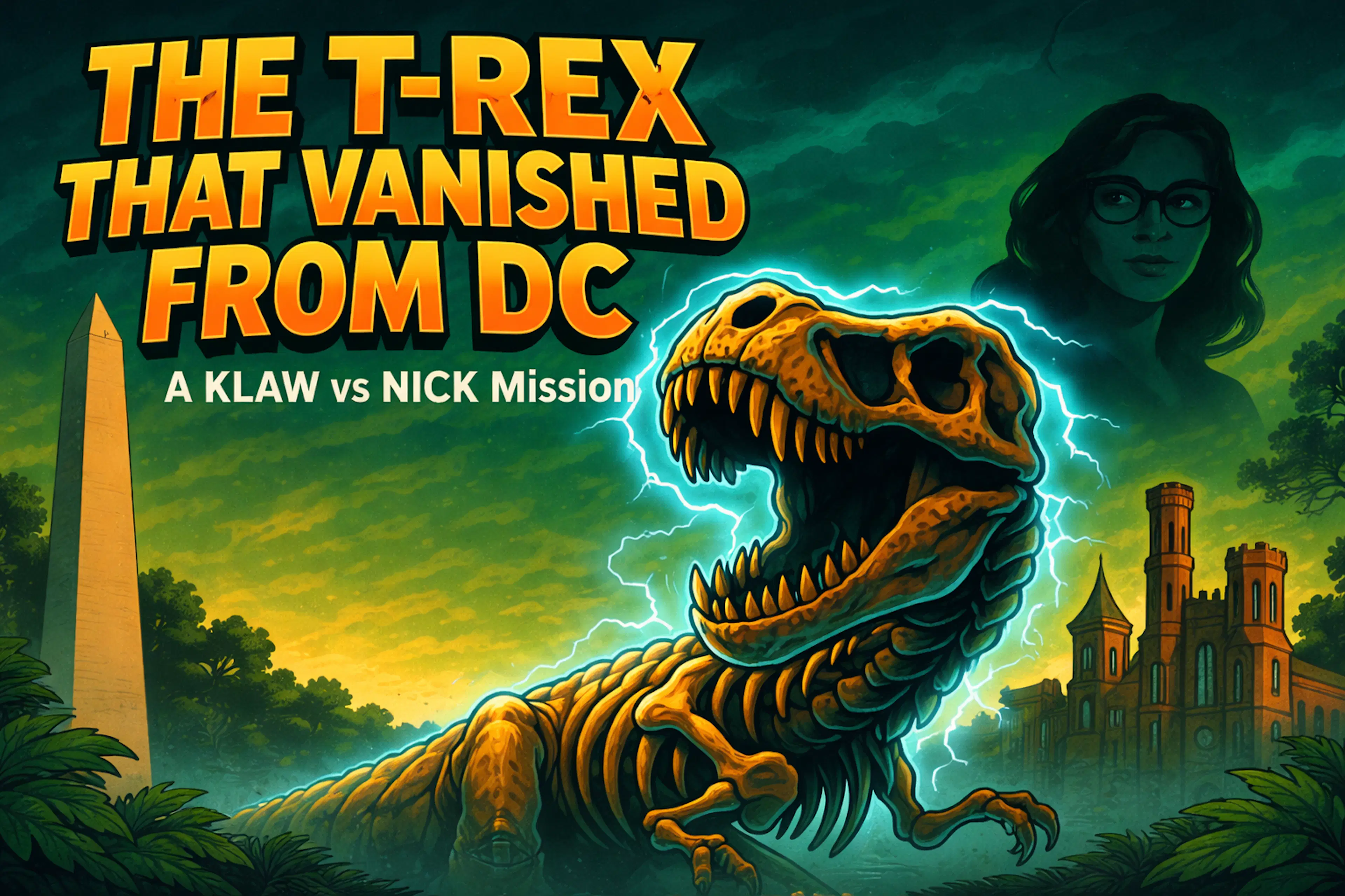 The T.Rex that Vanished from Washington: a KLAW vs NICK Mission image 1
