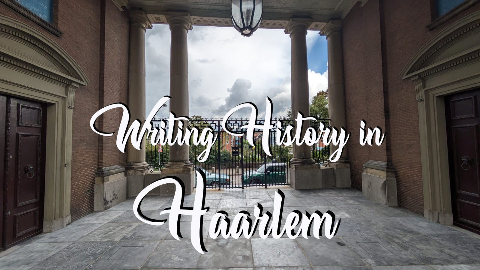 Writing history in Haarlem image
