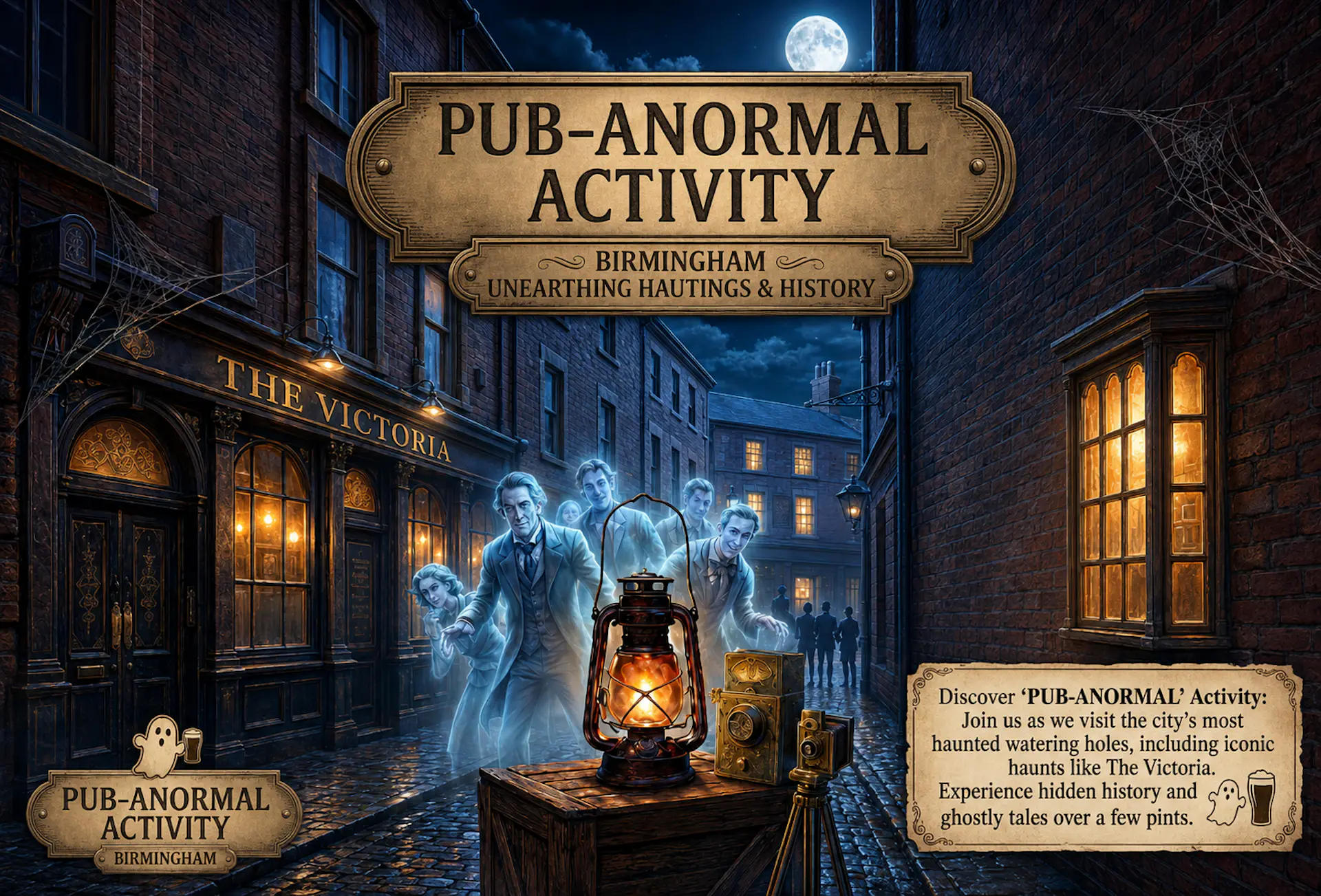 Pub'Anormal Acitivity: Birminghams Hautings & Hidden History Tour  image 1
