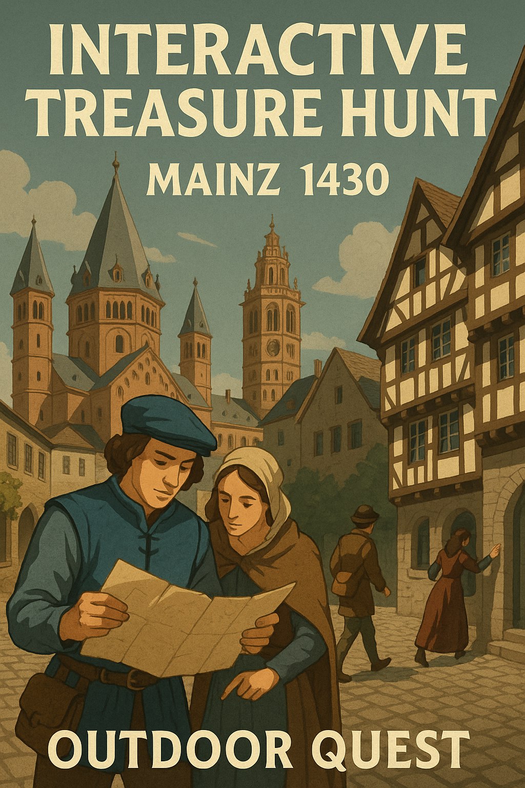 Mainz Sightseeing Treasure Hunt and Walking Tour: Gutenberg and the lost relic cover