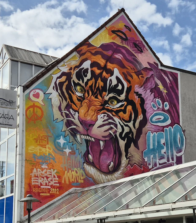 Mysterious Murals : Find the hidden Elephant in Rheine