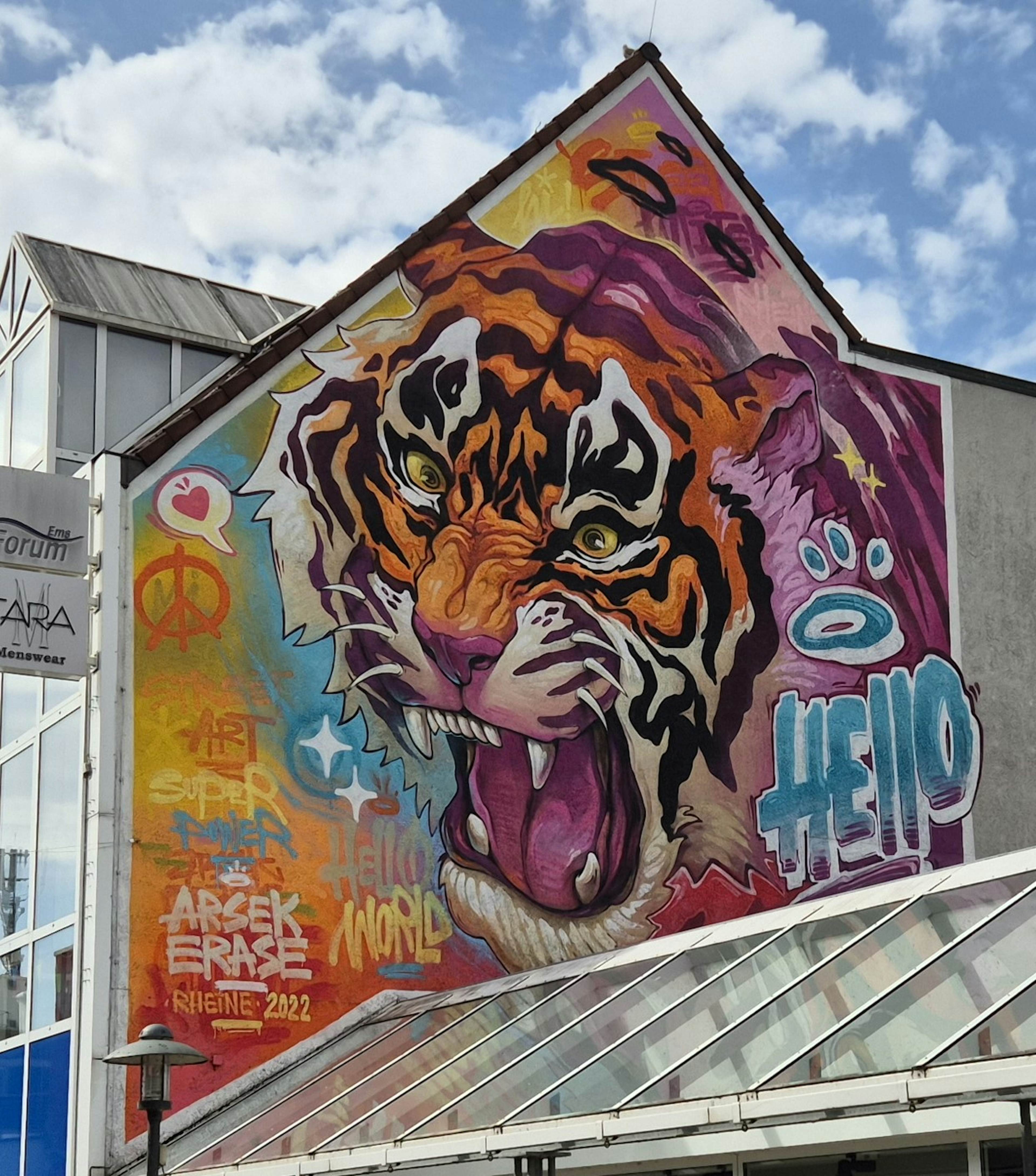Mysterious Murals : Find the hidden Elephant in Rheine image