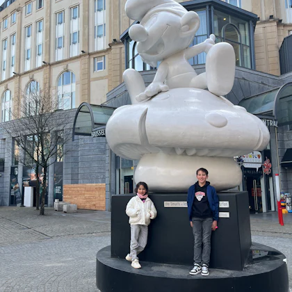 Player photo from Brussels, Capital of Comics: Heraclaws and Pawstrid and the Magical Murals walking tour in Brussels