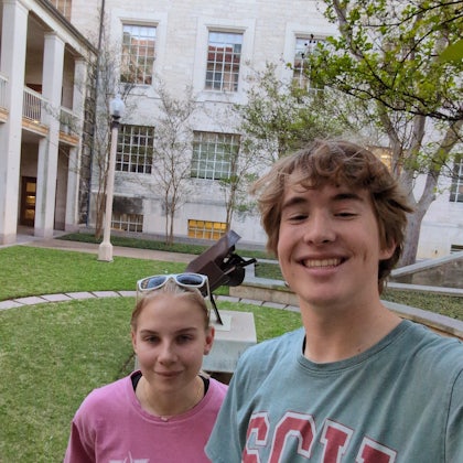 Player photo from Austin Arcana: The Tower Conspiracy, UT Austin walking tour in Austin