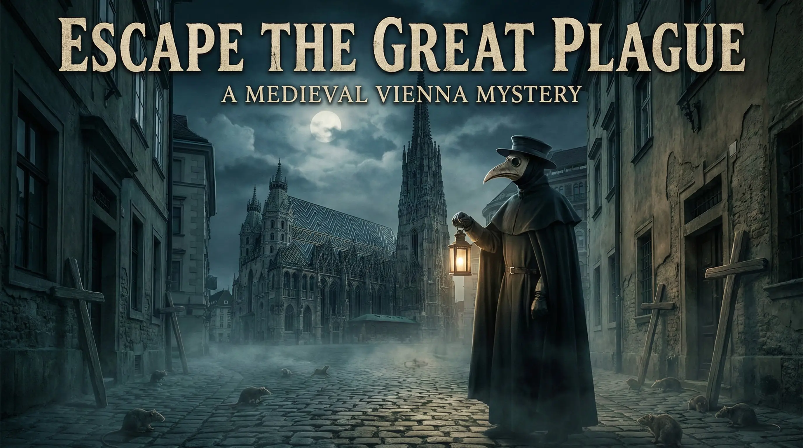 Escape the Great Plague: A Medieval Vienna Mystery image 1