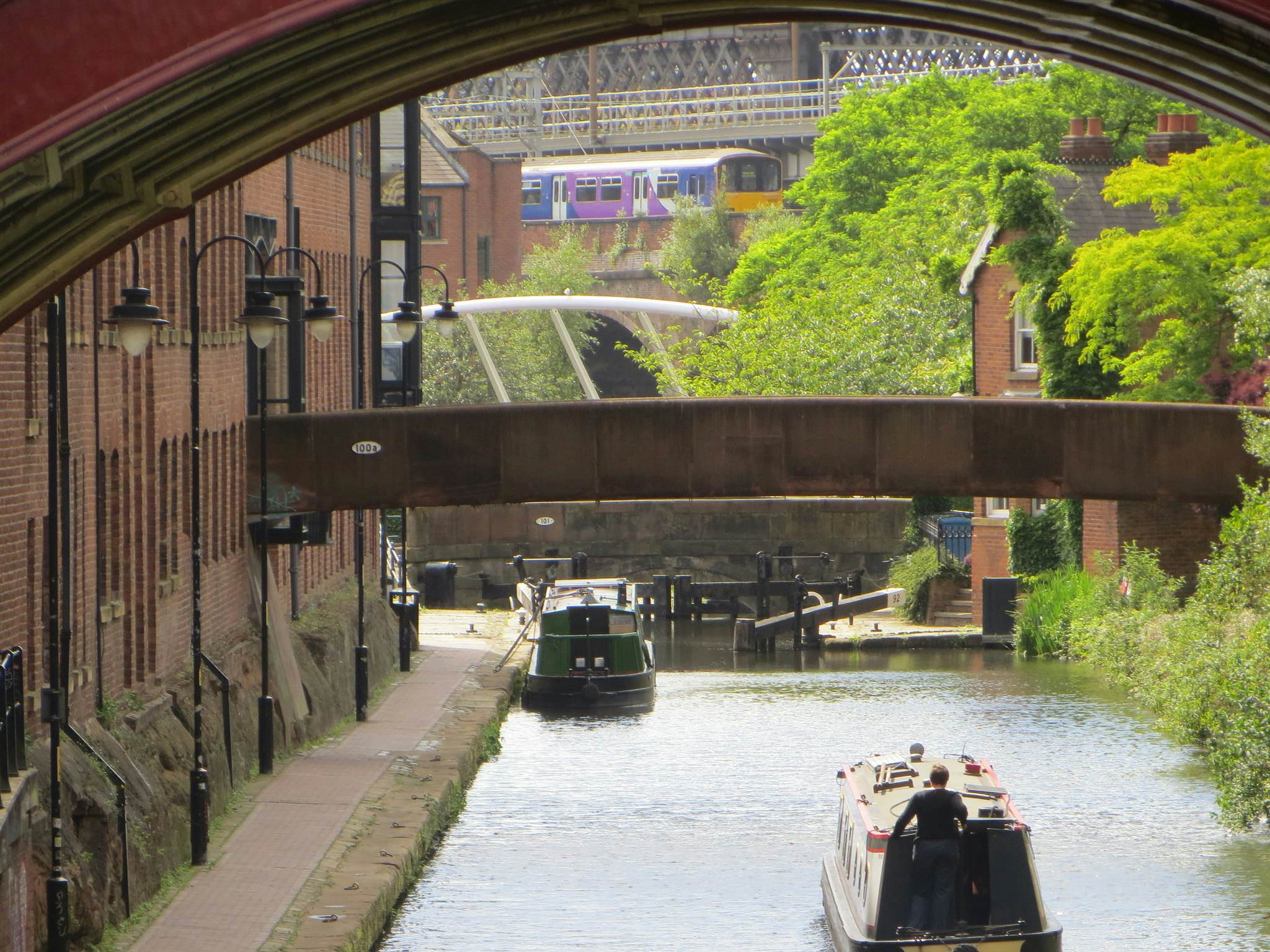 The Rochdale Canal St Tow Path Bridge