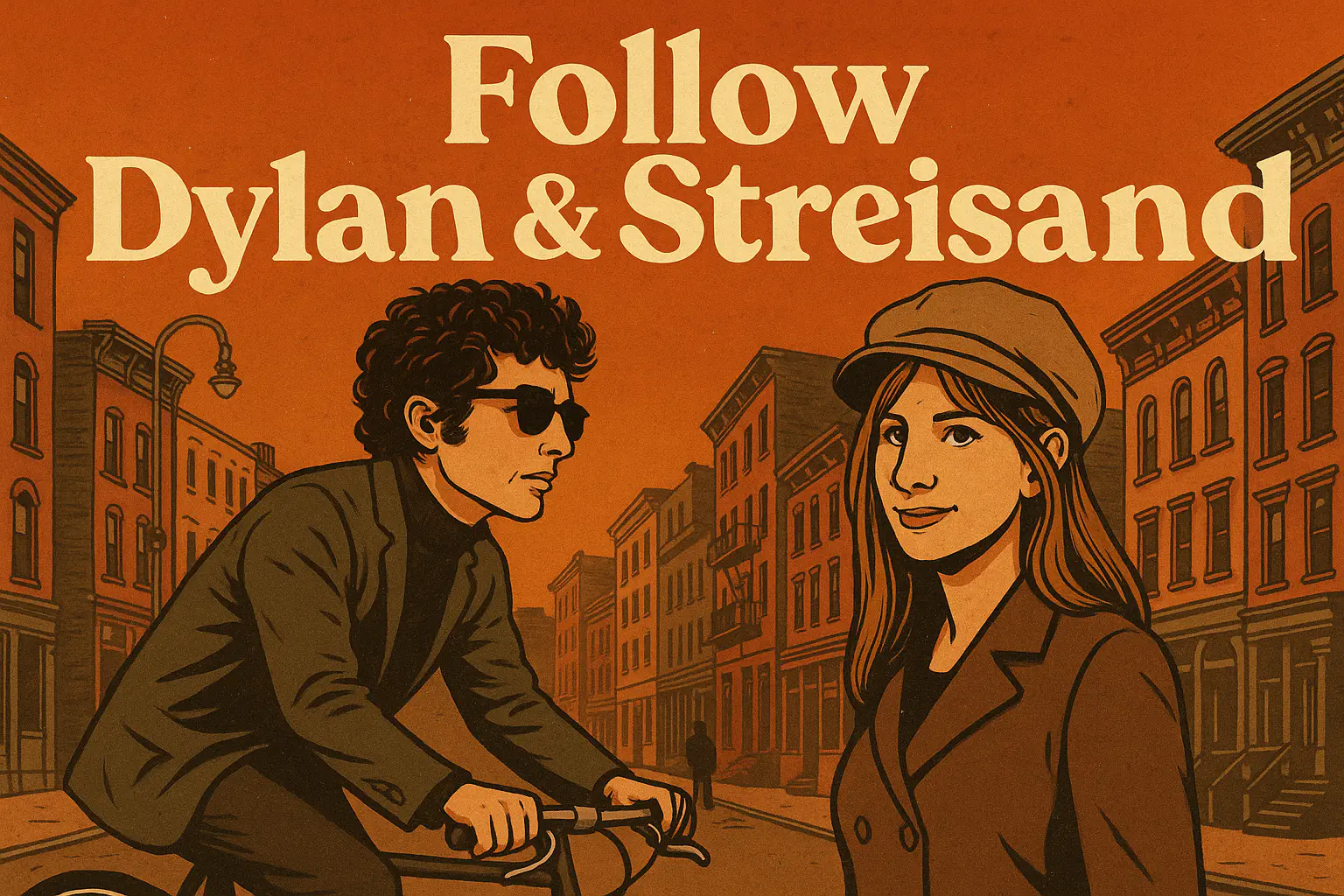Art of Manhattan, New York: Follow Dylan & Streisand image 1