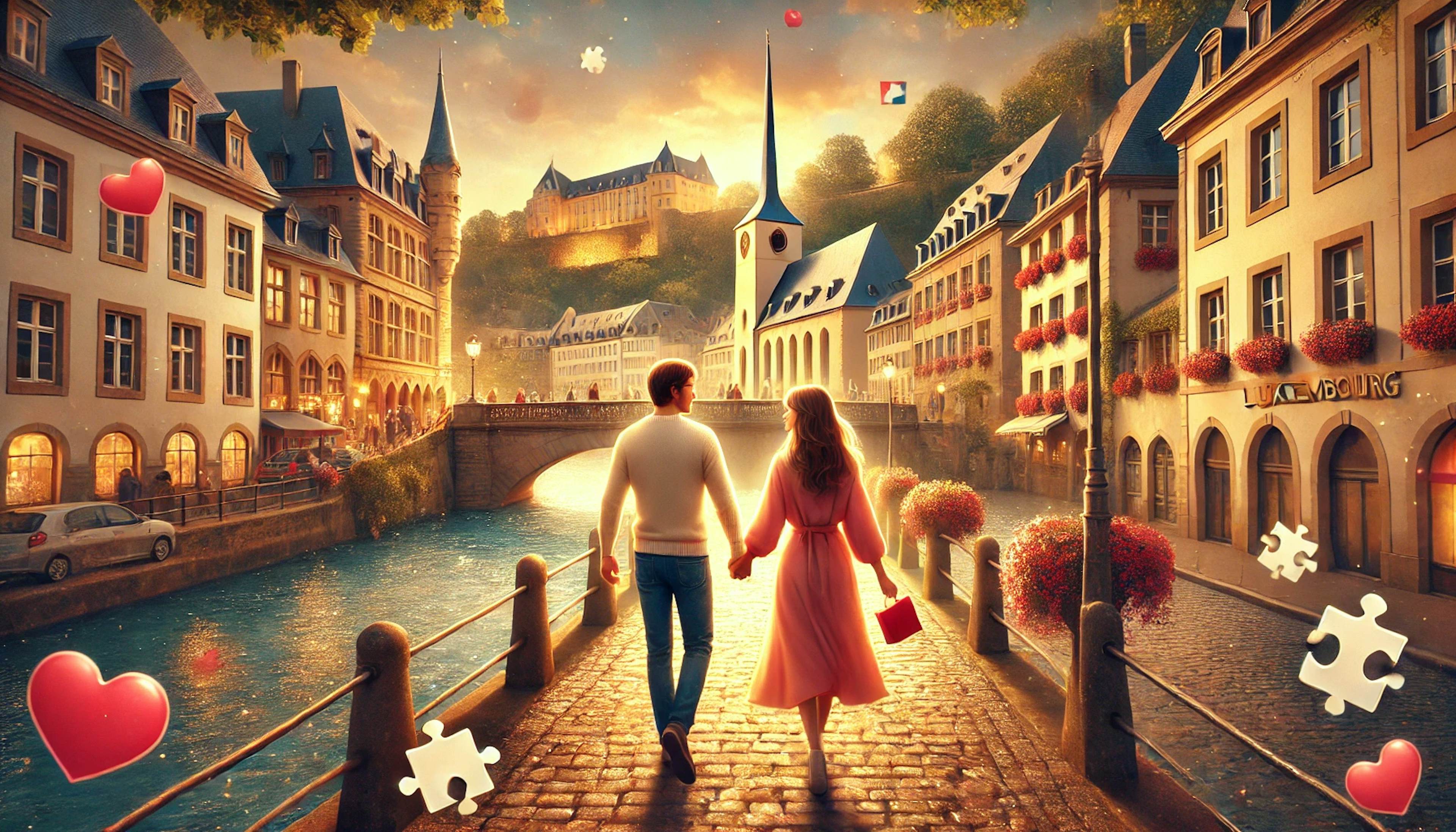 Romantic Luxembourg Walking Tour: Remember Your Love Escape Game image