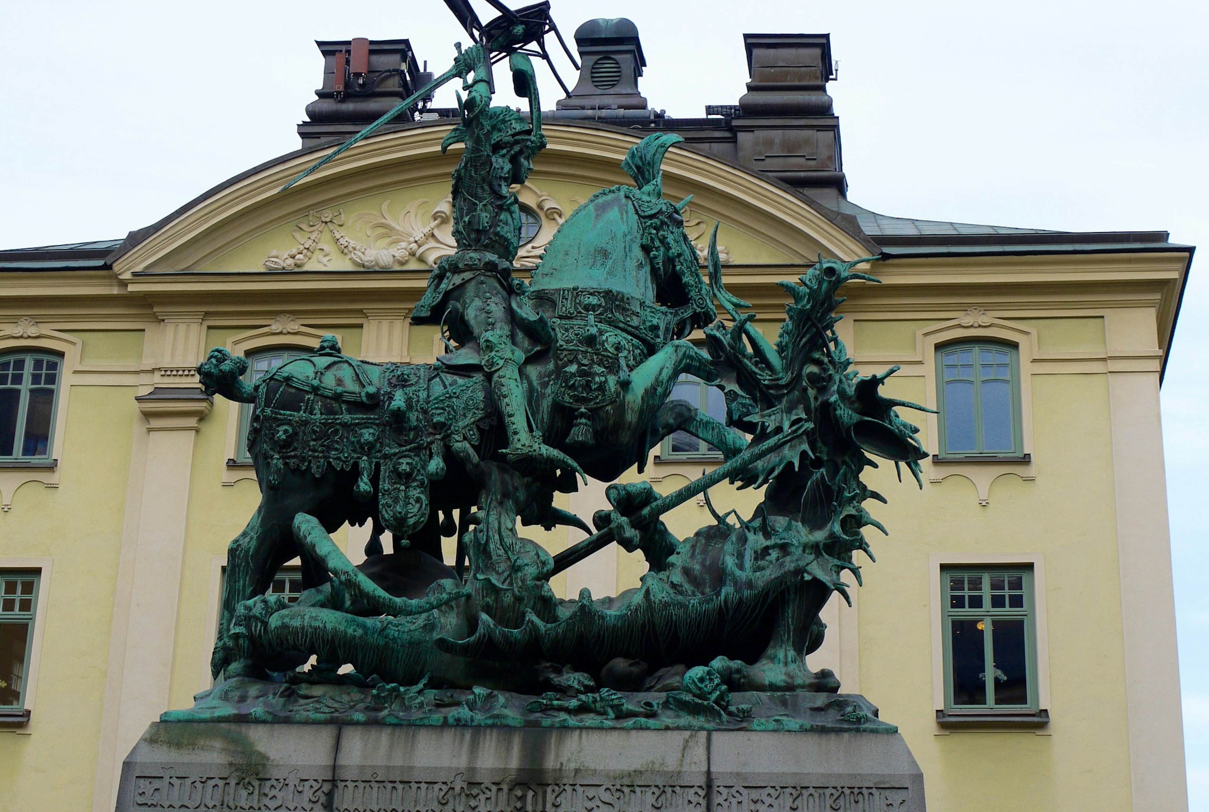 St George and the Dragon Statue
