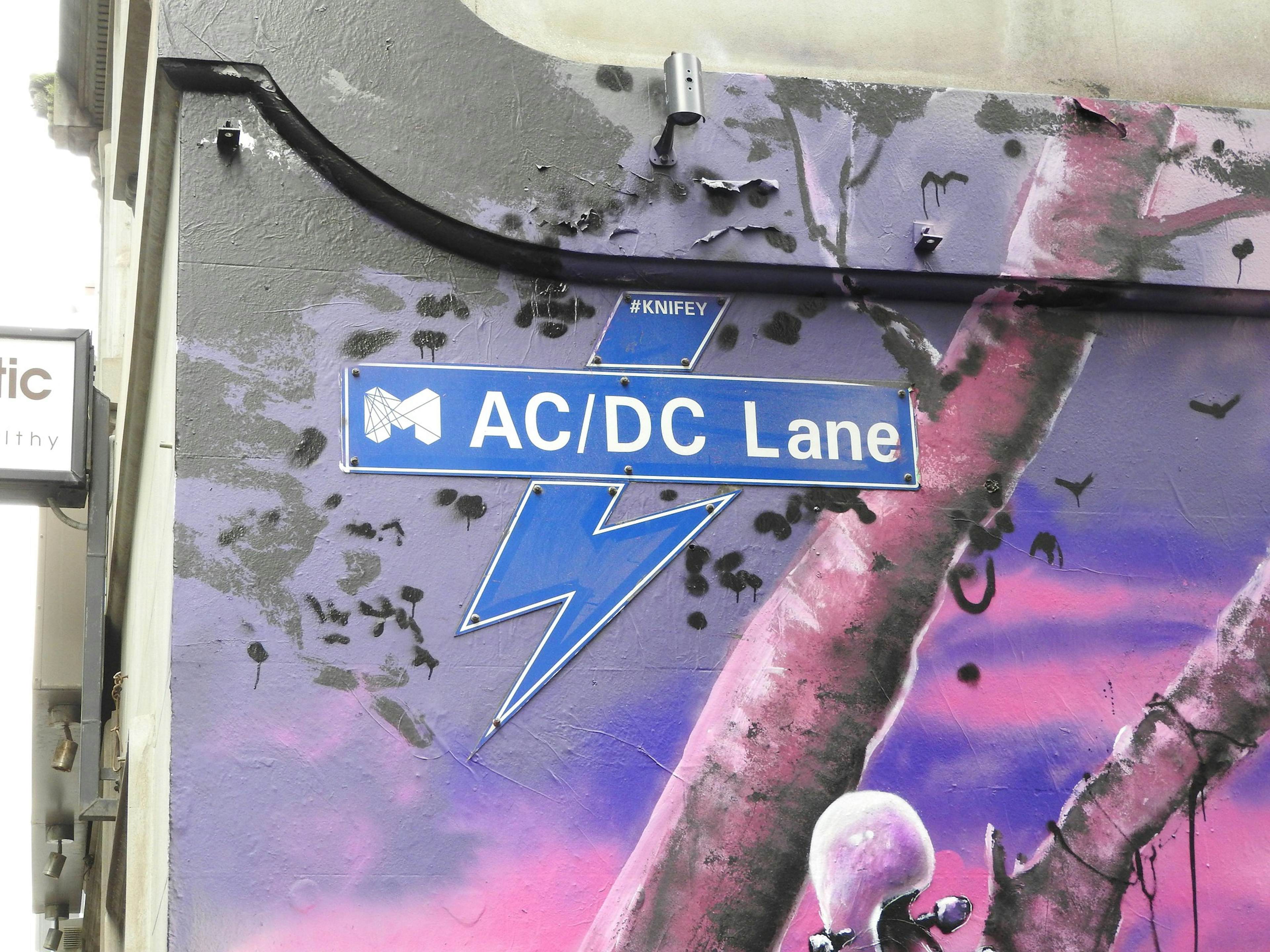 AC/DC Lane Graffiti
