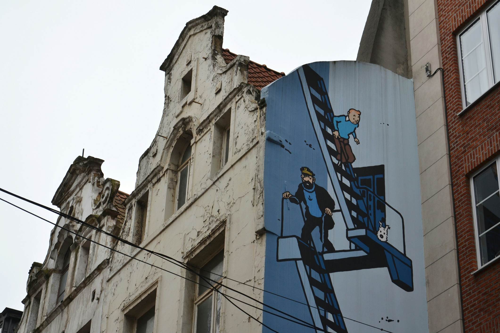 Tintin Mural