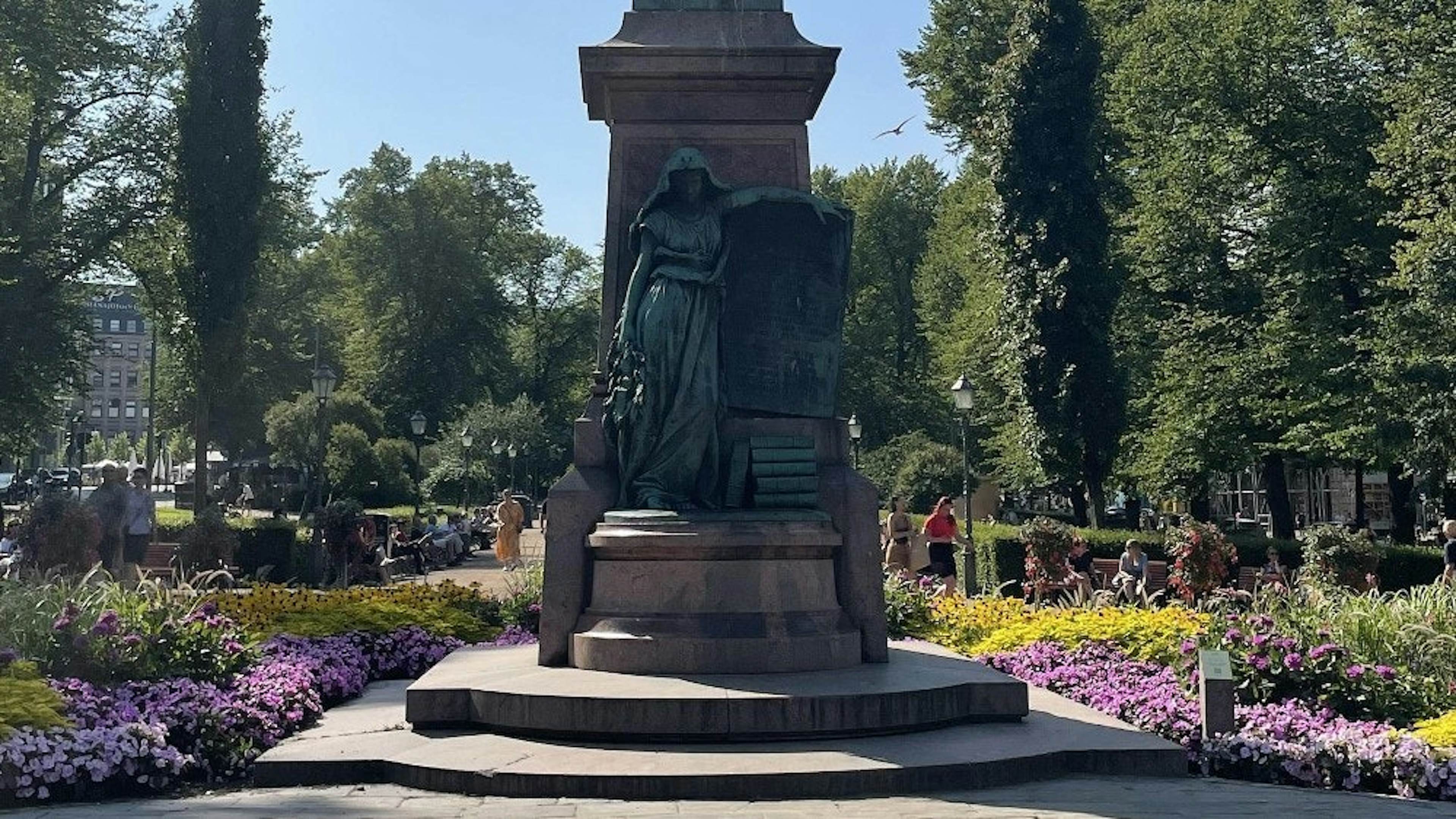 The Statue of Johan Ludvig Runeberg