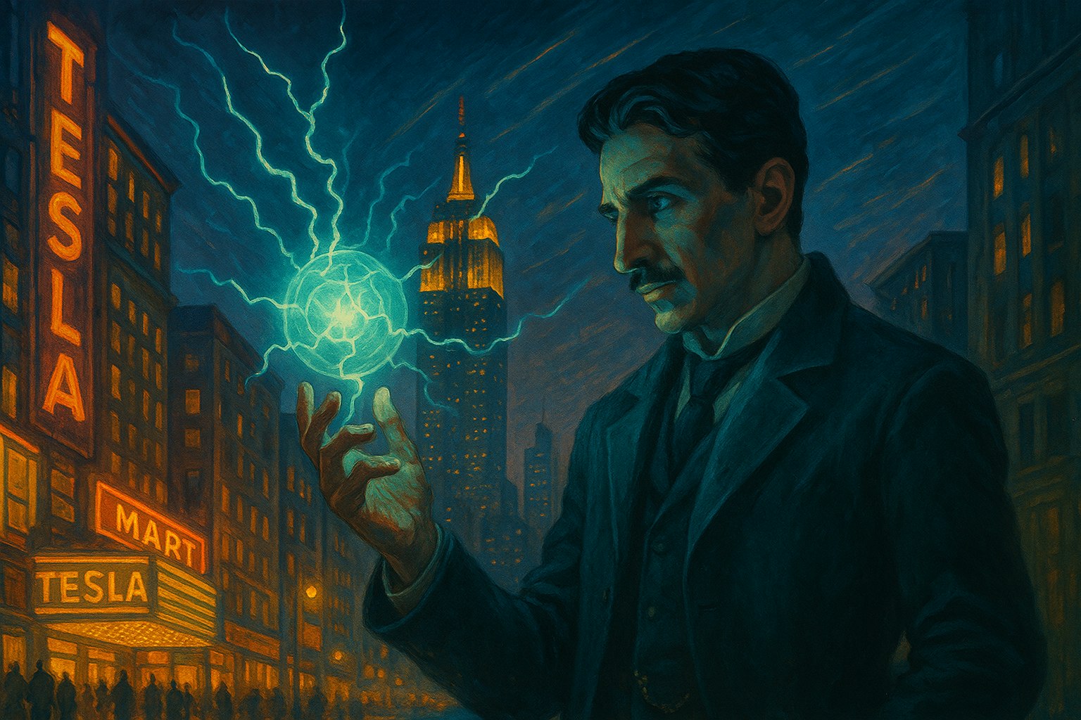 Midtown Manhattan: The Tesla Signal Heist cover