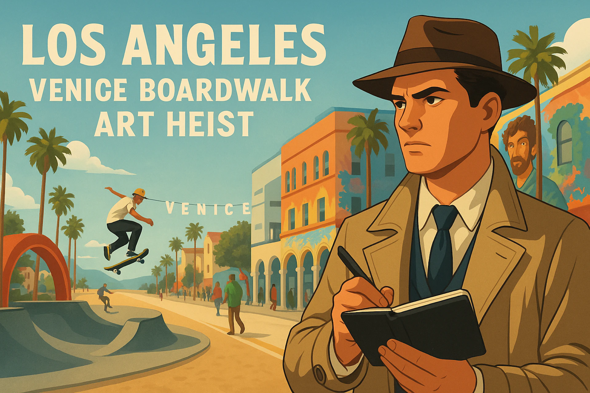 Los Angeles: Venice Boardwalk Art Heist