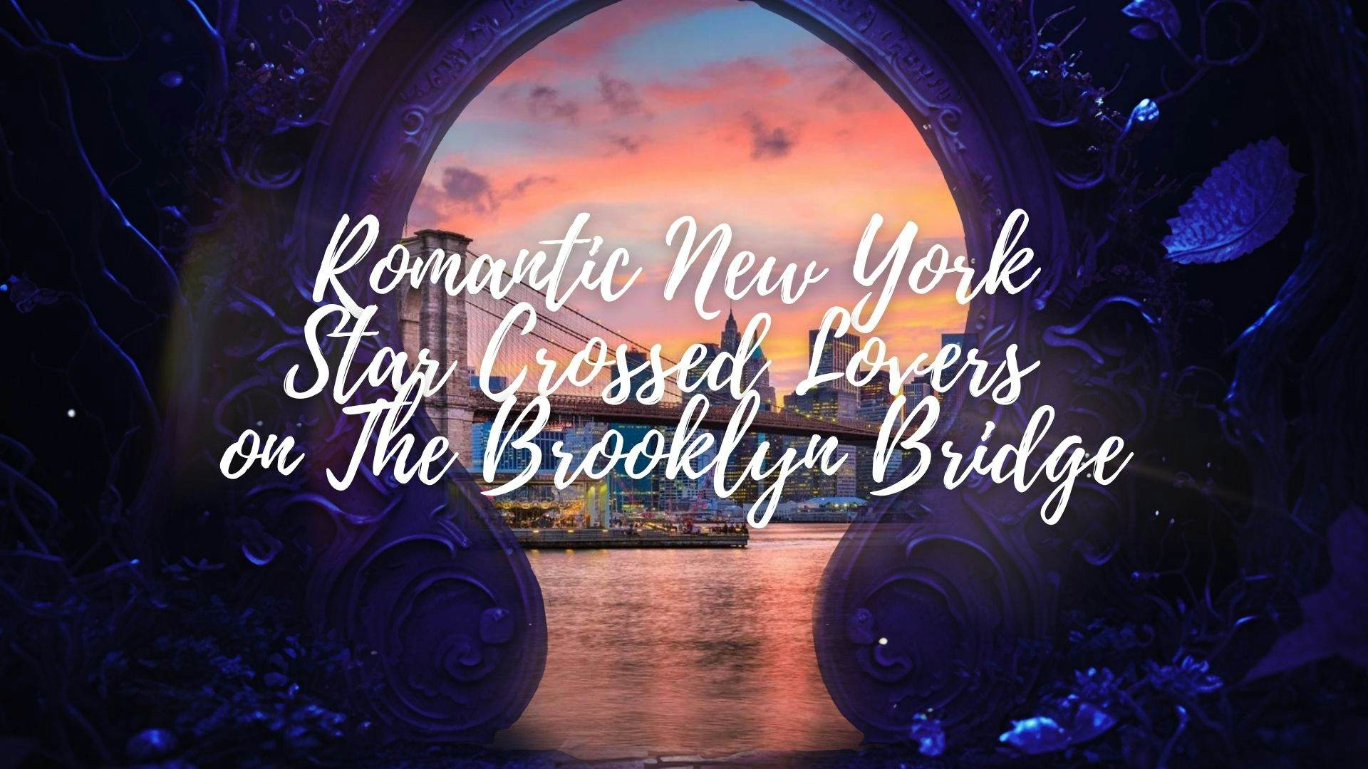 Romantic New York: Star-crossed lovers on the Brooklyn Bridge image