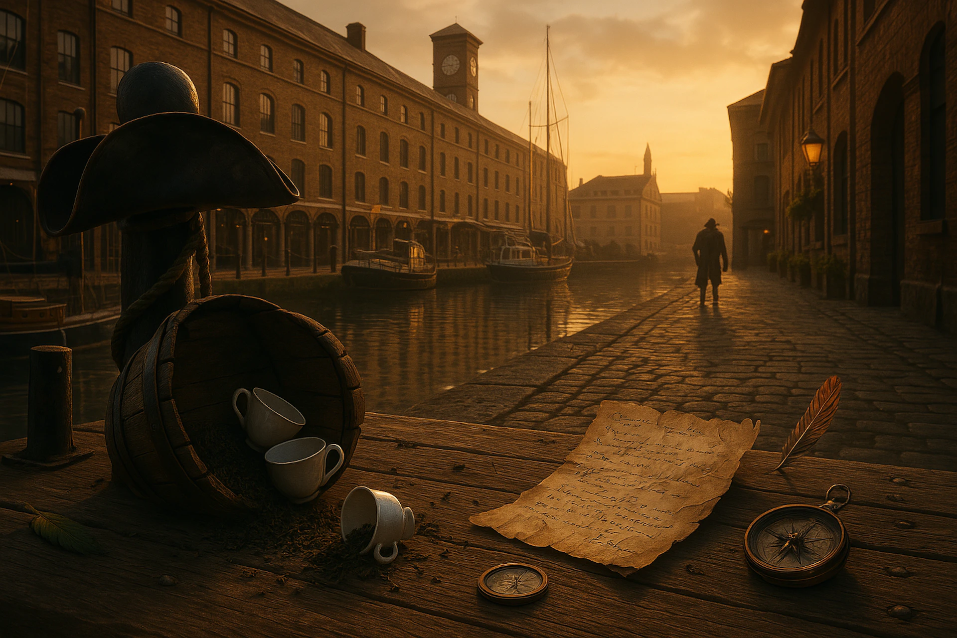 Pirates of St Katharine Docks in London