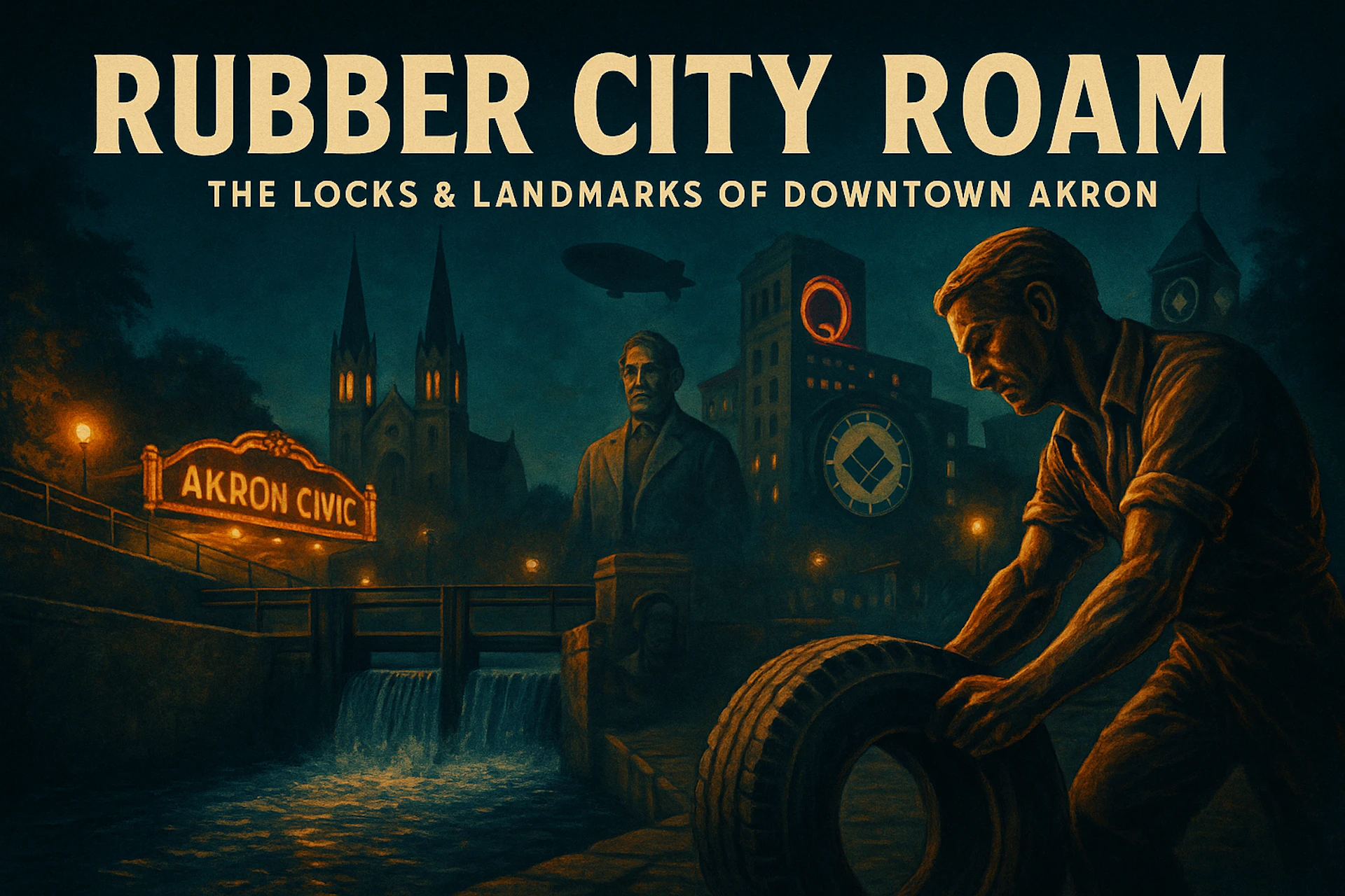 Rubber City Roam: The Locks and Landmarks of Downtown Akron